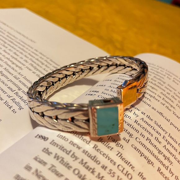 John Hardy Classic large Chain Men's turquoise Bracelet
New no tags - Picture 5 of 13